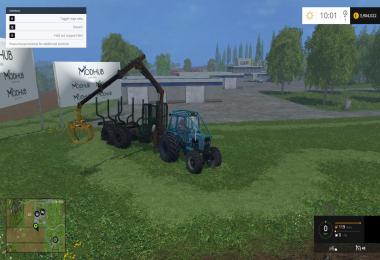 MTZ-82 + Trailer MISKINE v1.0