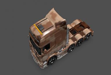 Sand Camouflage Skin for Scania RJL