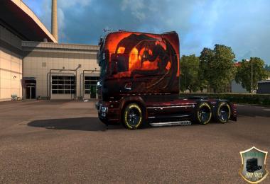 Scania RJL Longline Dragon Skin v1