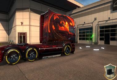 Scania RJL Longline Dragon Skin v1