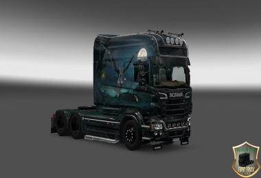 Scania RJL Longline Raven Skin