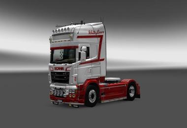 Scania RJL White Liner Skin