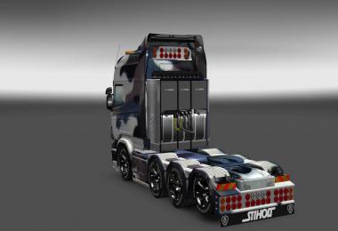 Simple Snow Camouflage Skin for the Scania RJL