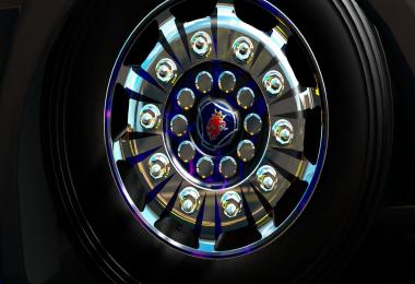 Wheels with spikes for Scania