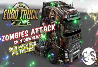 Zombies Attack Skin Pack for All Trucks