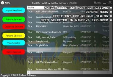 FS2015 Toolkit & Cheat Tool V2.1.0.1