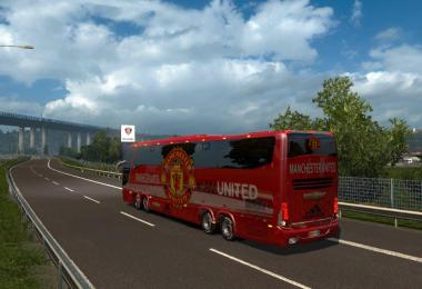 Bus Macropolo G7 1600LD Manchester United Skin