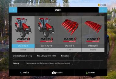 Case IH JXU 85 and 115 v1.3