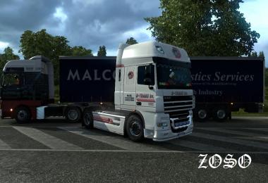 DAF XF 50k D-Trans bv. Skin 1.21.x