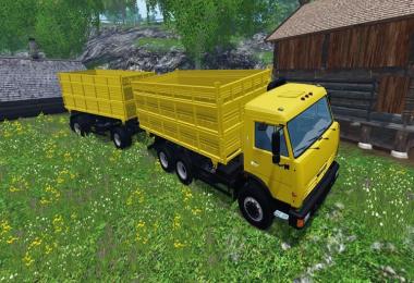 Kamaz 45143 Truck and Trailer v1.0