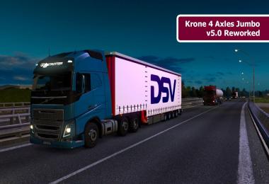 Krone 4 Axles Jumbo v5.0 Reworked