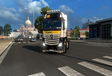 MB Actros 2014 skin Power Group v1