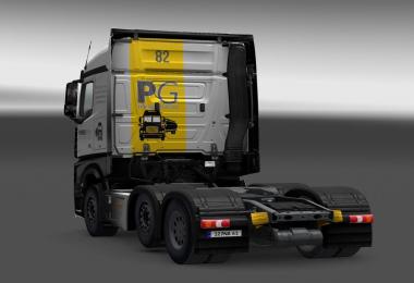 MB Actros 2014 skin Power Group v1