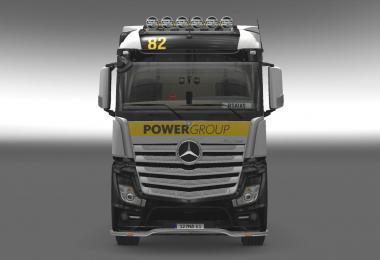 MB Actros 2014 skin Power Group v1