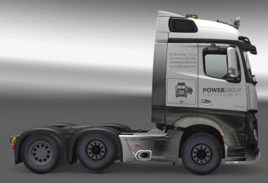 MB Actros 2014 skin Power Group v1