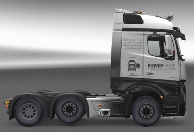 MB Actros 2014 skin Power Group v1