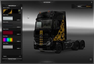 Mercedes MP IV Black & Yellow Skin 1.21.x