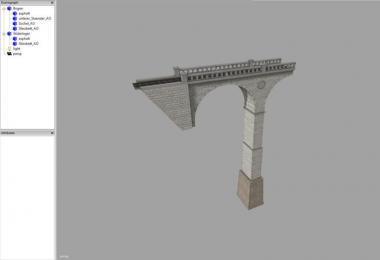 Modular viaduct for railway v1.0