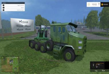 Oshkosh M1070 truck with trailer v1.0