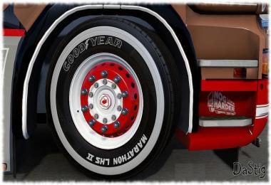 Painted GoodYear tires by DaStig