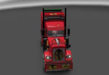 Peterbilt 389 Chicago Black Hawks Skin