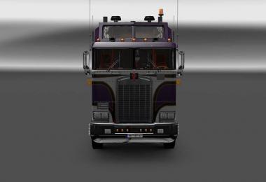 Purple and white Kenworth k100 6x4 + 4x2 v5.0