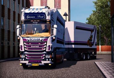 Scania R500 Tijsterman + Trailer + Sounds