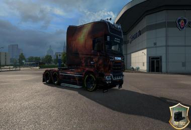 Scania RJL Longline Era of Dragons Skin