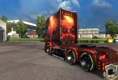 Scania RJL Longline Era of Dragons Skin