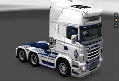 Scania RJL V8 Blue Vikings