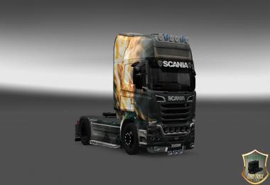 Scania Streamline Fire Dragon Skin