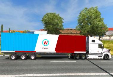 Trailer Wallbert American Truck Simulator 1.21