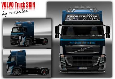 Volvo FH16 Skin BlueBlack 1.21.x