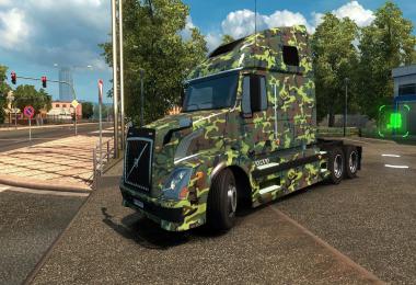 Volvo VNL 670 Army Skin