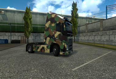 Army Skin for Volvo FH16 2012 1.21