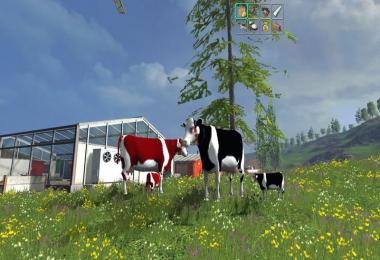 Cow family Placeable with Sound v1.0