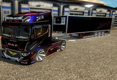 DAF Evo Wing + Trailer v1