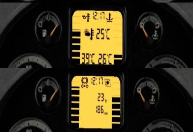 DAF XF Dashboard