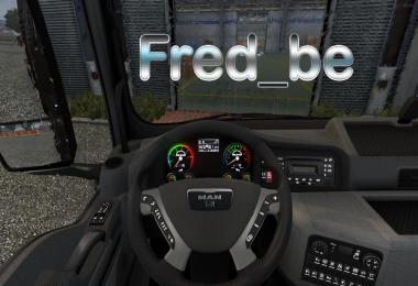 Dashboard for MAN TGX 1.21.x