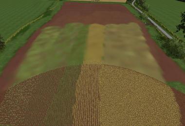 Maize stubble and main textures