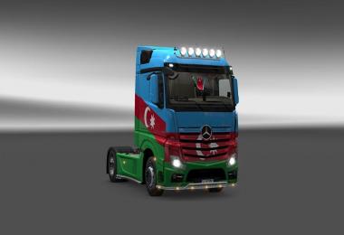 Mercedes Actros MP4 Azerbaijan Skin