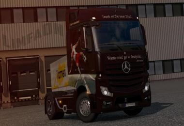 Mercedes Actros MP4 Truck of the year 2012 Skin