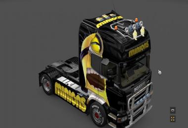 Minions Scania R 2009 Skin v1.0