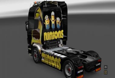 Minions Scania R 2009 Skin v1.0