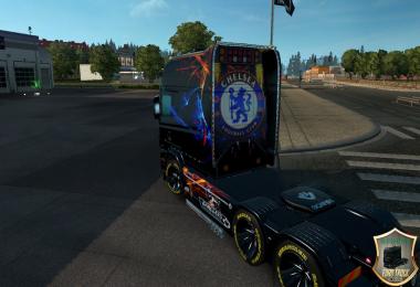 Scania RJL Longline Chelsea FC Skin