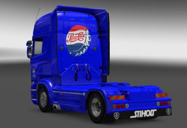 Scania RJL PEPSI Skin 1.22