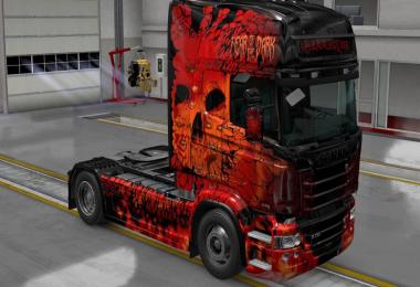 Scania RJL Topline Fear of the dark Skin