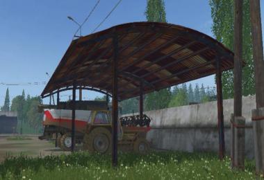 Shelter with a corrugated roof v1.0