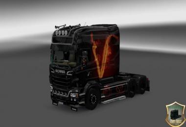 Skin Vendetta for Scania RJL Longline 1.21.x