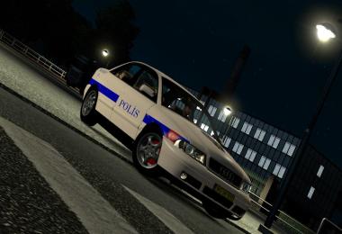 Turkish Police car skin for Audi A4 v1.1